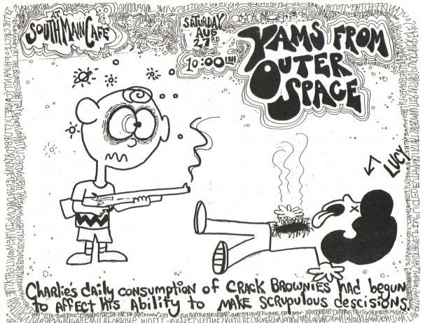 Yams From Outer Space Flier Yams From Outer Space Flier Caption