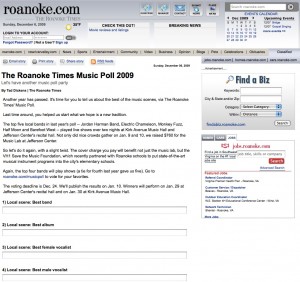 Roanoke.com Roanoke Times Poll